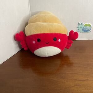 Squishmallow 4" Indie the Red Hermit Crab Kellytoy Plush Stuffed Animal
